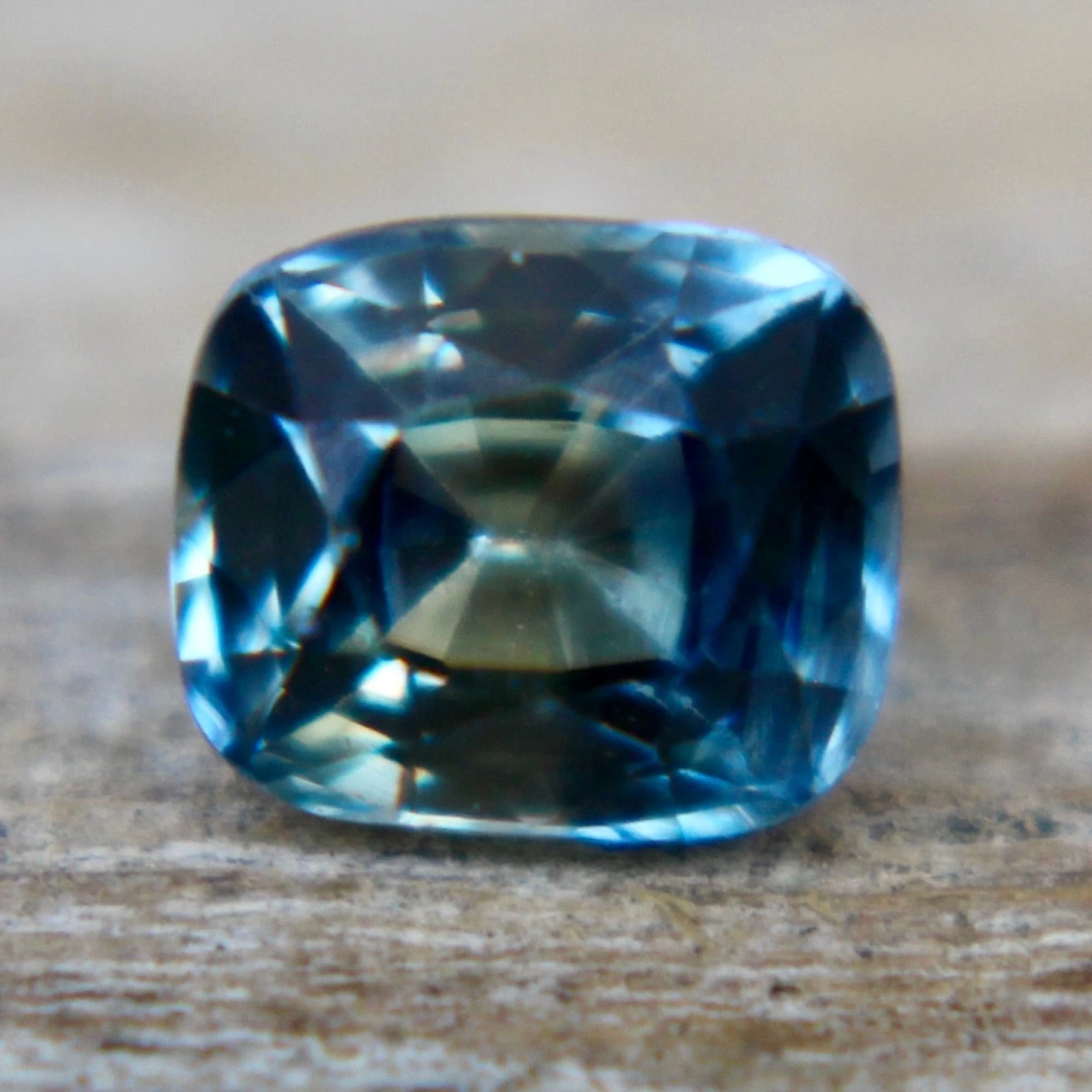 Natural Parti Sapphire – 0.60 Carat | Cushion Cut | Ceylon Gemstones 4 Natural Parti Sapphire – 0.60 Carat | Cushion Cut | Ceylon Gemstones - Image 4