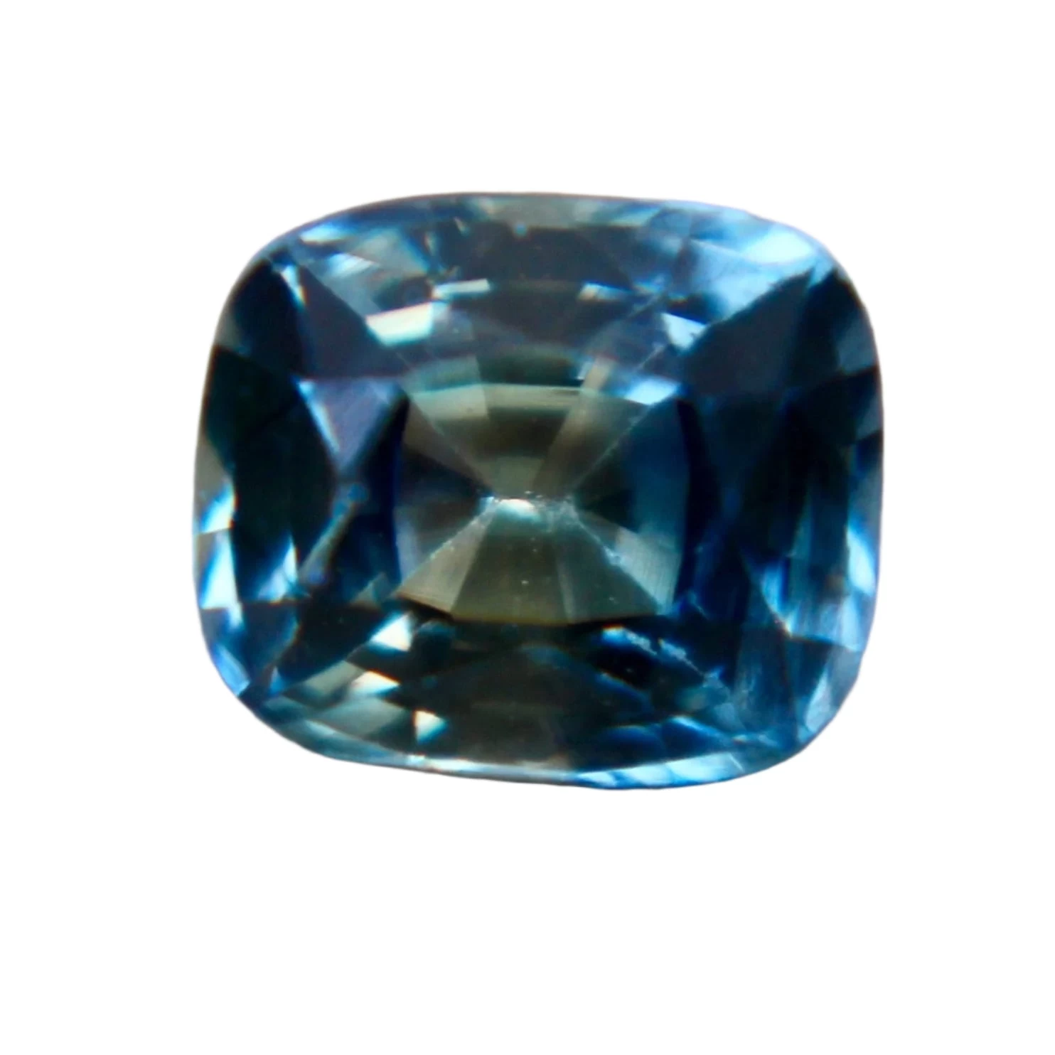 Natural Parti Sapphire – 0.60 Carat | Cushion Cut | Ceylon Gemstones 1 Natural Parti Sapphire – 0.60 Carat | Cushion Cut | Ceylon Gemstones