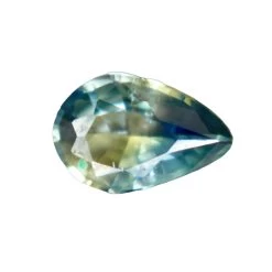 Natural Parti Sapphire – 0.61 Carat Pear Cut | Clean | Unheated