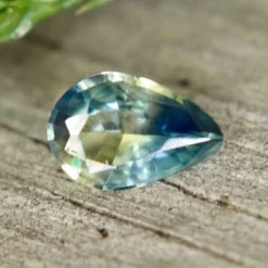 Natural Parti Sapphire – 0.61 Carat Pear Cut | Clean | Unheated -Sapphire Pal Shop natural parti sapphire 061 carat pear cut clean unheatedsapphirepal 200891