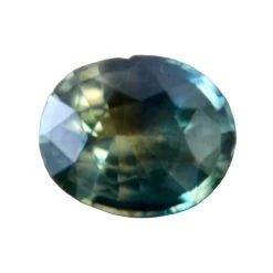 Natural Parti Sapphire – 0.96 Carat Oval Cut (Unheated)