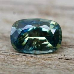 Natural Parti Sapphire – 1.06 Carat | Cushion Cut | Green Yellow Loose Gemstone -Sapphire Pal Shop natural parti sapphire 106 carat cushion cut green yellow loose gemstonesapphirepal 167529