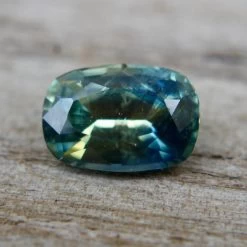 Natural Parti Sapphire – 1.06 Carat | Cushion Cut | Green Yellow Loose Gemstone -Sapphire Pal Shop natural parti sapphire 106 carat cushion cut green yellow loose gemstonesapphirepal 662182