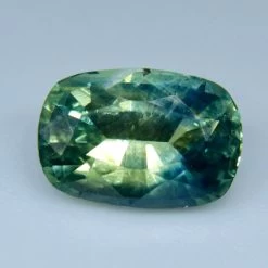 Natural Parti Sapphire – 1.06 Carat | Cushion Cut | Green Yellow Loose Gemstone -Sapphire Pal Shop natural parti sapphire 106 carat cushion cut green yellow loose gemstonesapphirepal 691706
