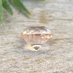 Natural Peachy Pink Sapphire – 1.27 Carat Round Cut | Unheated Ceylon Gemstone -Sapphire Pal Shop natural peachy pink sapphire 127 carat round cut unheated ceylon gemstonesapphirepal 503836
