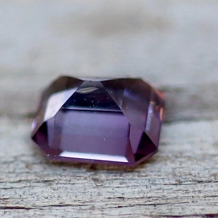 Natural Purple Sapphire – 0.50 Carat | Emerald Cut | Unheated | Ceylon Origin 2 Natural Purple Sapphire – 0.50 Carat | Emerald Cut | Unheated | Ceylon Origin - Image 2