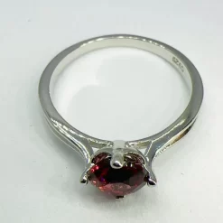 Natural Rhodolite Garnet Solitaire Ring 16 Natural Rhodolite Garnet Solitaire Ring -Sapphire Pal Shop natural rhodolite garnet solitaire ringsapphirepal 453318