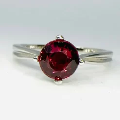 Natural Rhodolite Garnet Solitaire Ring 15 Natural Rhodolite Garnet Solitaire Ring -Sapphire Pal Shop natural rhodolite garnet solitaire ringsapphirepal 698019