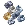 Natural Sapphire Gemstone Set – 3.50 Carat Cushion Cut | Mixed Colour Sapphires