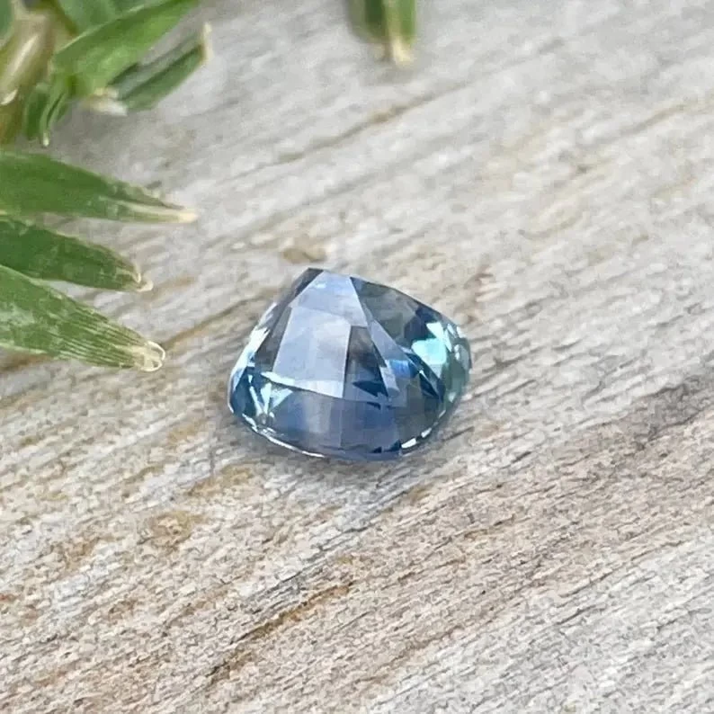 Natural Teal Blue Sapphire Sapphire 3 Natural Teal Blue Sapphire Sapphire - Image 3