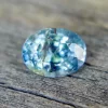 Natural Teal Sapphire – 0.66 Carat Oval Cut | Unheated Madagascar Gemstone