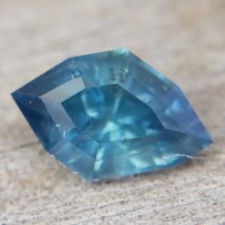Natural Teal Sapphire – 0.71 Carat Freeform Cut | Unheated -Sapphire Pal Shop natural teal sapphire 071 carat freeform cut unheatedsapphirepal 802162