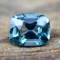 Natural Teal Sapphire – 0.77 Carat Cushion Cut (Unheated) -Sapphire Pal Shop natural teal sapphire 077 carat cushion cut unheatedsapphirepal 586279