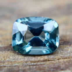 Natural Teal Sapphire – 0.77 Carat Cushion Cut (Unheated) -Sapphire Pal Shop natural teal sapphire 077 carat cushion cut unheatedsapphirepal 894837