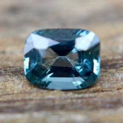 Natural Teal Sapphire – 0.77 Carat Cushion Cut (Unheated) -Sapphire Pal Shop natural teal sapphire 077 carat cushion cut unheatedsapphirepal 900375