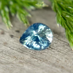 Natural Teal Sapphire – 0.80 Carat Pear Cut | Unheated Madagascar Gemstone -Sapphire Pal Shop natural teal sapphire 080 carat pear cut unheated madagascar gemstonesapphirepal 994669