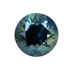 Natural Teal Sapphire – 0.80 Carat | Round Cut | Blue-Green Gem