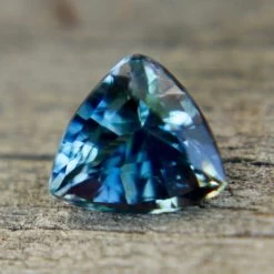 Natural Teal Sapphire – 0.90 Carat Trillion Cut | Unheated Madagascar Gemstone