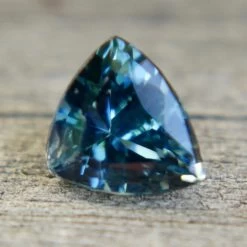 Natural Teal Sapphire – 0.90 Carat Trillion Cut | Unheated Madagascar Gemstone -Sapphire Pal Shop natural teal sapphire 090 carat trillion cut unheated madagascar gemstonesapphirepal 140565