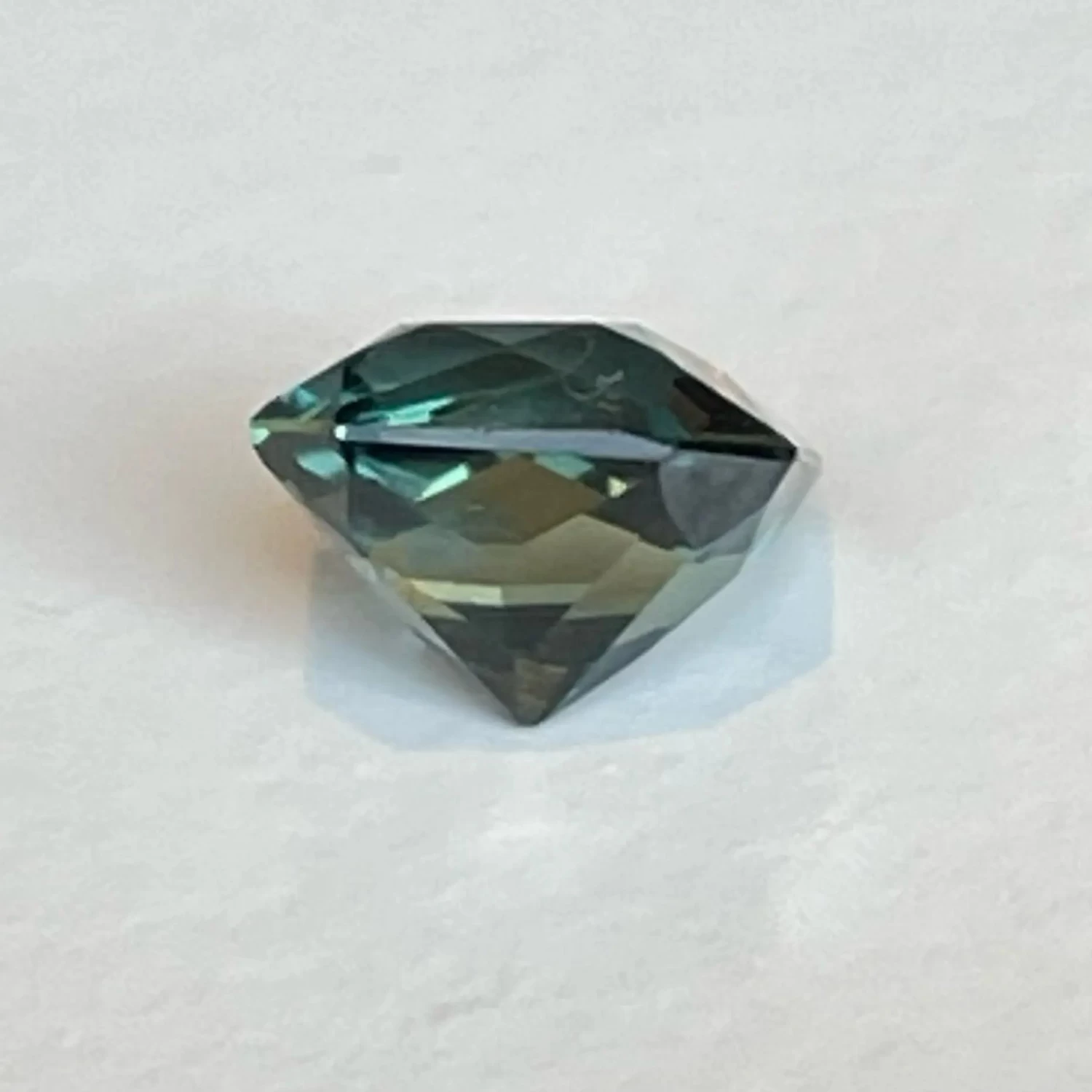Natural Teal Sapphire – 0.98 Carat Emerald Cut (Unheated) 4 Natural Teal Sapphire – 0.98 Carat Emerald Cut (Unheated) - Image 4