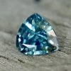 Natural Teal Sapphire – 1.03 Carat Trillion Cut | Unheated Madagascar Gemstone