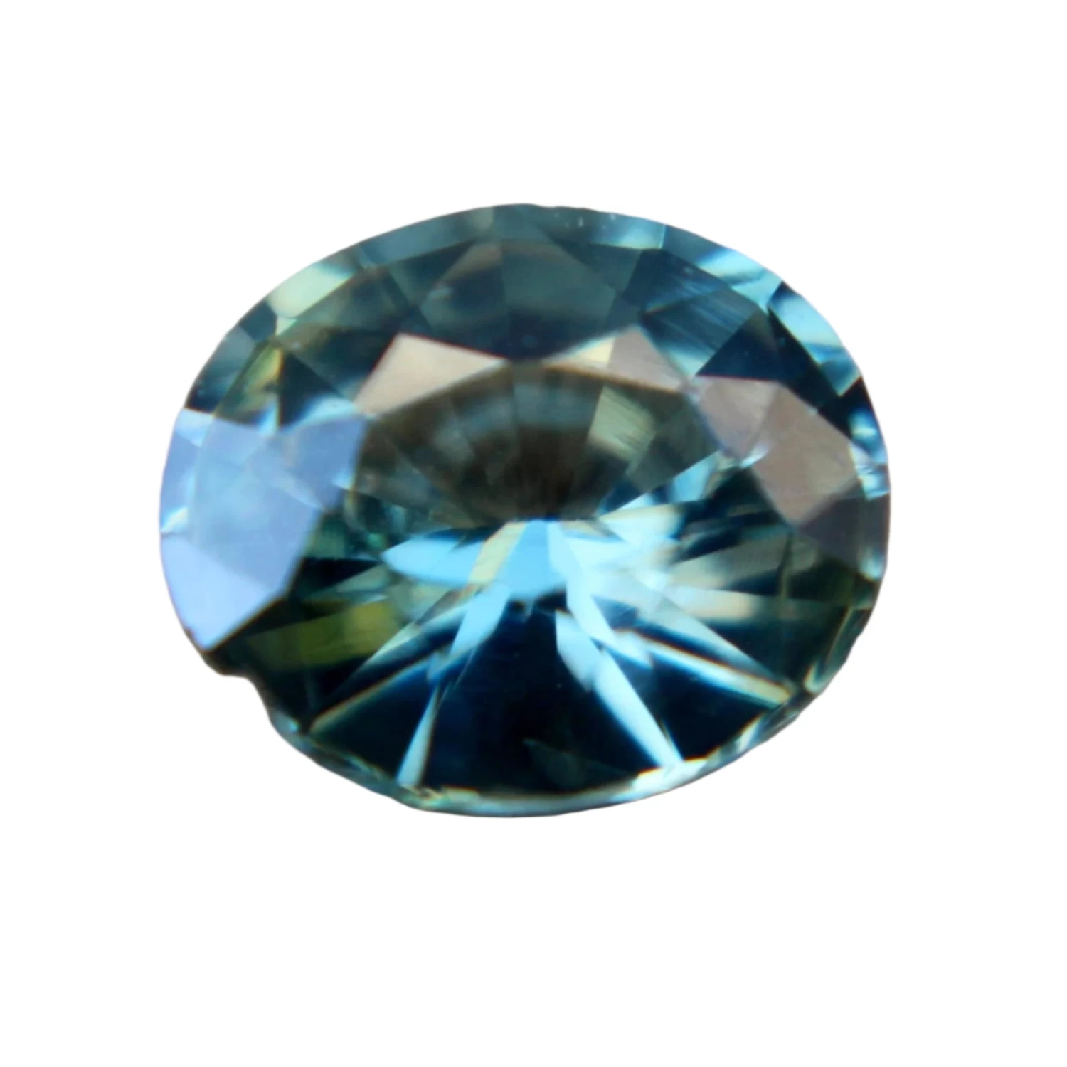Natural Teal Sapphire – Oval Cut 1 Natural Teal Sapphire – Oval Cut