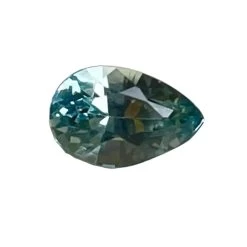 Natural Teal Sapphire – Pear Cut