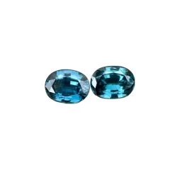 Natural Teal Spinel Pair