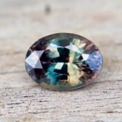 Natural Tri-Coloured Sapphire – 1.18 Carat Oval | Unheated Madagascar Gem -Sapphire Pal Shop natural tri coloured sapphire 118 carat oval unheated madagascar gemsapphirepal 301806