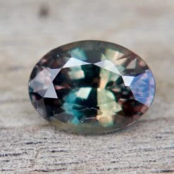 Natural Tri-Coloured Sapphire – 1.18 Carat Oval | Unheated Madagascar Gem -Sapphire Pal Shop natural tri coloured sapphire 118 carat oval unheated madagascar gemsapphirepal 681344