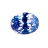 Natural Tri-Coloured Sapphire – 1.25 Carat | Oval Cut | Blue, Purple & Pink