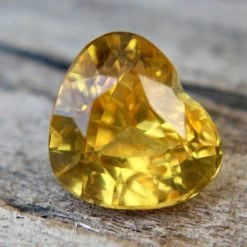 Natural Vivid Yellow Sapphire | Heart Cut | 1.50 Carat -Sapphire Pal Shop natural vivid yellow sapphire heart cut 150 caratsapphirepal 336375