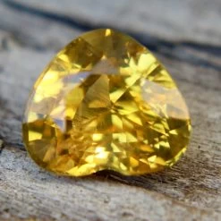 Natural Vivid Yellow Sapphire | Heart Cut | 1.50 Carat