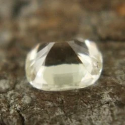 Natural White Sapphire – 0.61 Carat Cushion Cut | Ceylon Loose Gemstone -Sapphire Pal Shop natural white sapphire 061 carat cushion cut ceylon loose gemstonesapphirepal 772802