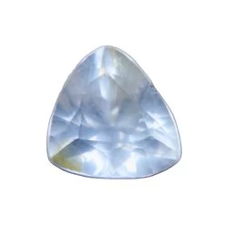 Natural White Sapphire – 0.80 Carat (Ceylon Origin, Trillion Cut)