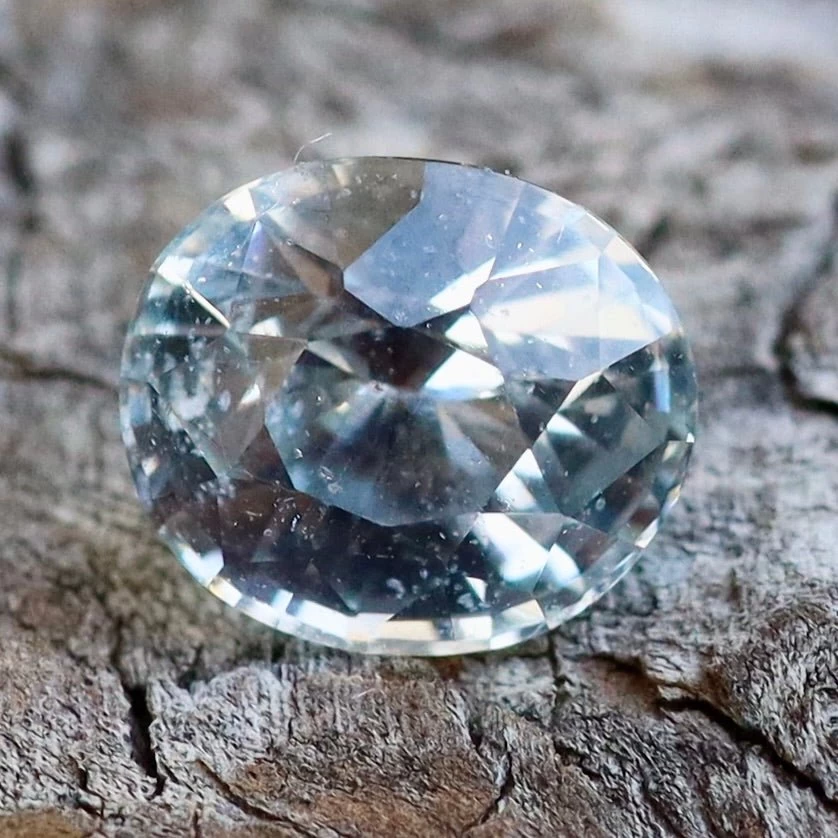 Natural White Sapphire – 1.12 Carat Oval Cut | Ceylon 1 Natural White Sapphire – 1.12 Carat Oval Cut | Ceylon