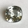 Natural White Sapphire – Cushion Cut