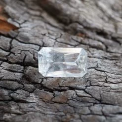 Natural White Sapphire | Emerald Cut | 1.62 Carat | -Sapphire Pal Shop natural white sapphire emerald cut 162 carat sapphirepal 638911