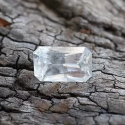 Natural White Sapphire | Emerald Cut | 1.62 Carat |