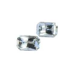 Natural White Sapphire Pair