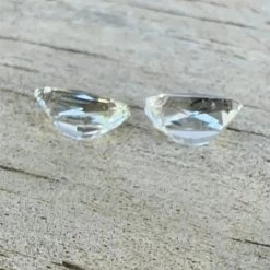 Natural White Sapphire Pair -Sapphire Pal Shop natural white sapphire pairsapphirepal 827205