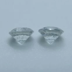 Natural White Sapphire Pair | Round Cut | 4.00 Mm | 0.62 Carat Total | Ceylon Origin -Sapphire Pal Shop natural white sapphire pairsapphirepal 868281