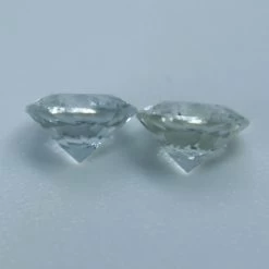 Natural White Sapphire Pair | Round Cut | 4.50 Mm | 0.81 Carat Total | Ceylon Origin -Sapphire Pal Shop natural white sapphire pairsapphirepal 915285