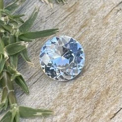 Natural White Sapphire | Round Cut | 1.55 Carat -Sapphire Pal Shop natural white sapphire round cut 155 caratsapphirepal 184116
