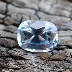 Natural White Sapphire With Slight Blue Tint | Cushion Cut | 1.12 Carat -Sapphire Pal Shop natural white sapphire with slight bluesapphirepal 270867