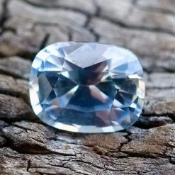 Natural White Sapphire With Slight Blue Tint | Cushion Cut | 1.12 Carat