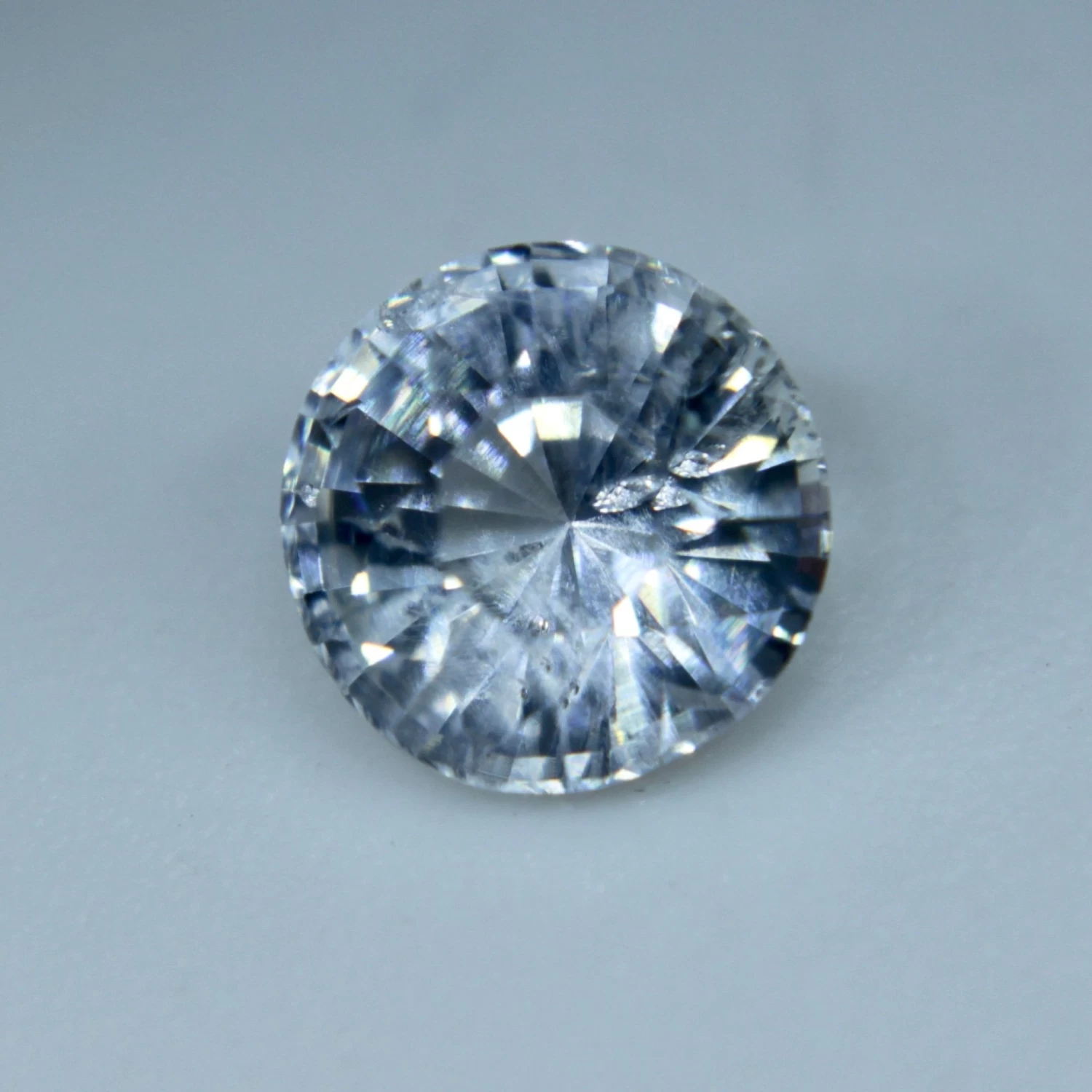 Natural White Sapphire | Round Cut | 0.89 Carat 9 Natural White Sapphire | Round Cut | 0.89 Carat - Image 9