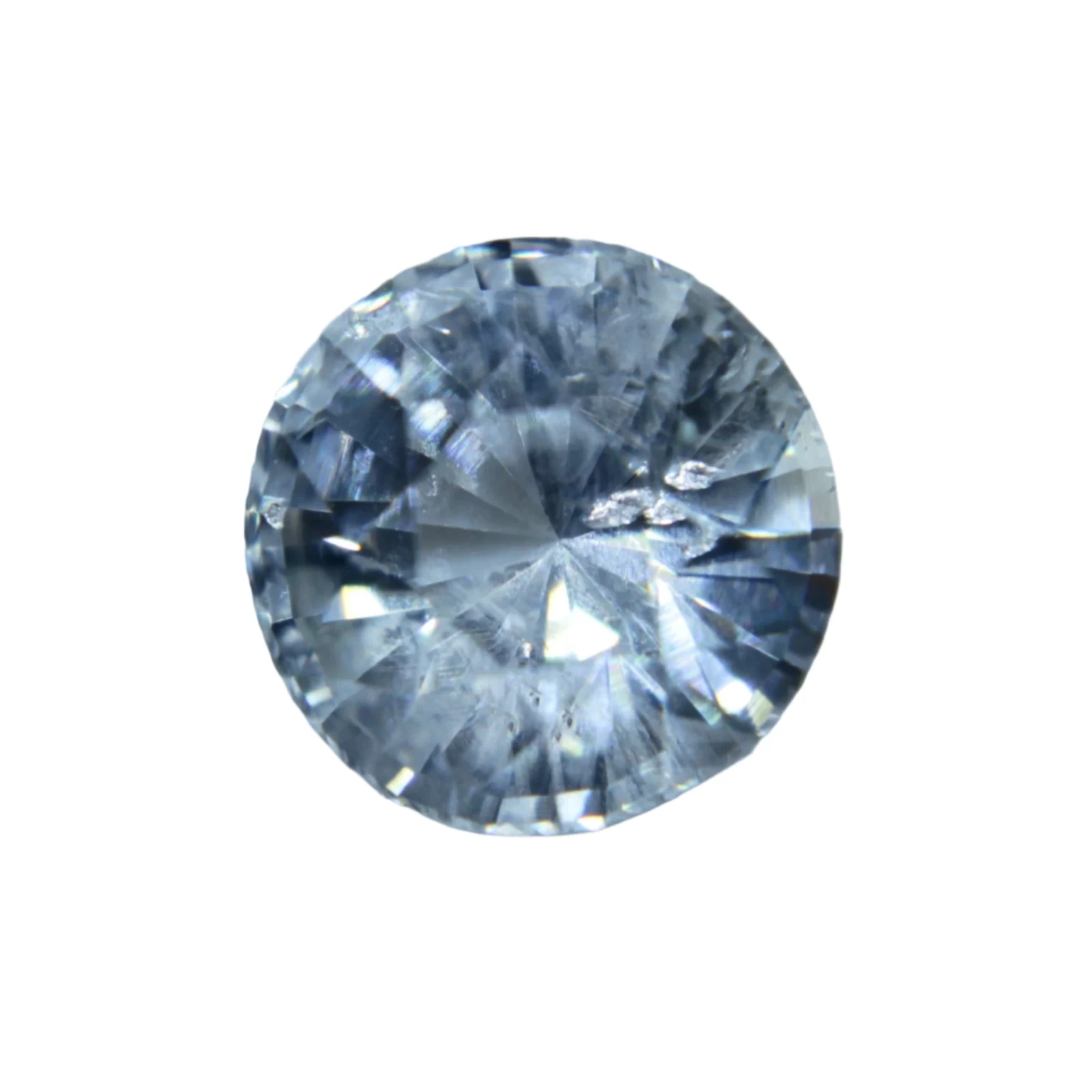 Natural White Sapphire | Round Cut | 0.89 Carat 1 Natural White Sapphire | Round Cut | 0.89 Carat