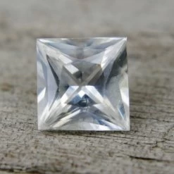 Natural White Sapphire | Princess Cut | 0.56 Carat | 4.63x4.58x3.05 Mm -Sapphire Pal Shop natural white sapphiresapphirepal 754858