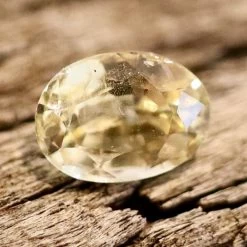 Natural Yellow Sapphire – 0.84 Carat | Oval Cut | Ceylon Gemstone